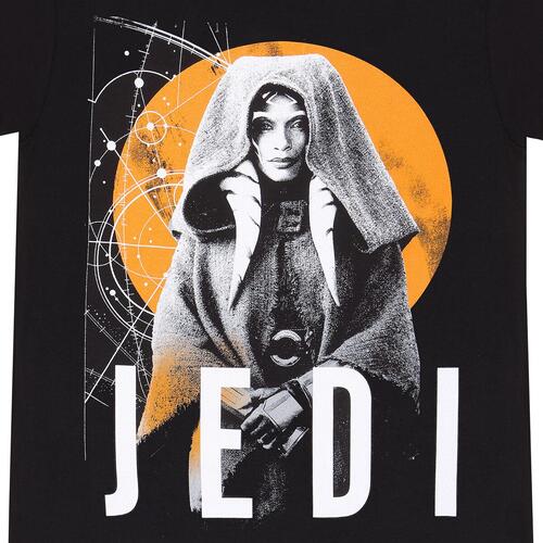 Kortærmet T-shirt Star Wars Jedi Sort Unisex S