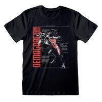 Kortærmet T-shirt Stranger Things Anatomy of a Demogorgan Sort Unisex S