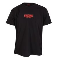 Kortærmet T-shirt Stranger Things Demogorgon Upside Down Sort Unisex XL
