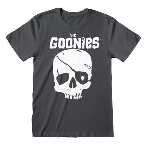 Kortærmet T-shirt The Goonies Skull and Logo Grafit S