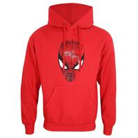 Unisex Hættetrøje Spider-Man Spider Crest Rød S