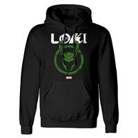 Unisex Hættetrøje Marvel Distressed Logo Sort M