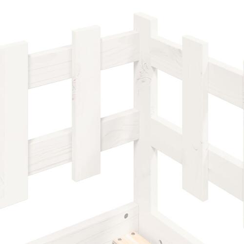 Daybed 90x190 cm massivt fyrretræ hvid