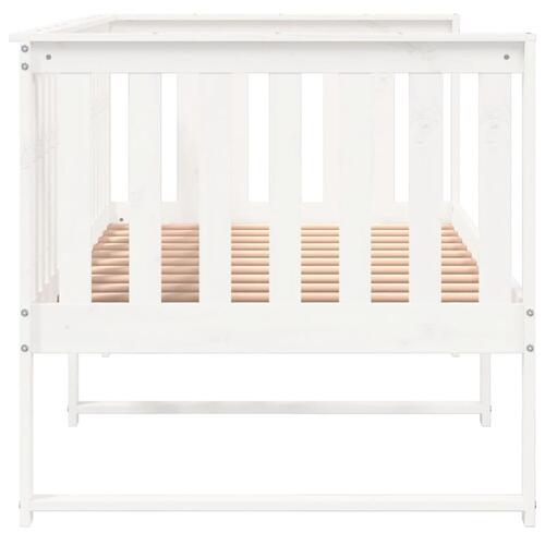 Daybed 90x190 cm massivt fyrretræ hvid