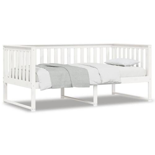 Daybed 100x200 cm massivt fyrretræ hvid