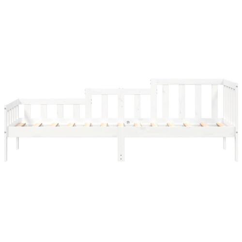 Daybed 90x200 cm massivt fyrretræ hvid
