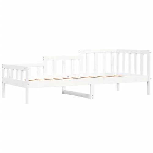 Daybed 90x200 cm massivt fyrretræ hvid