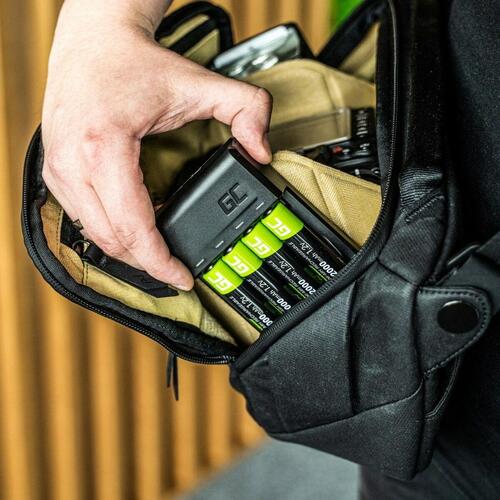 Bærbar oplader Green Cell GC VitalCharger Sort