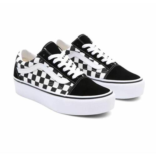 Kvinde Casual Sneakers Vans OLD SKOOL PLAFORM VN0A3B3UHRK1 Sort 40.5