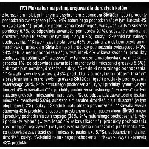 Kattemad Sheba Nature's Collection Mix Kylling Laksefarvet Tun Kalkun 40 x 85 g
