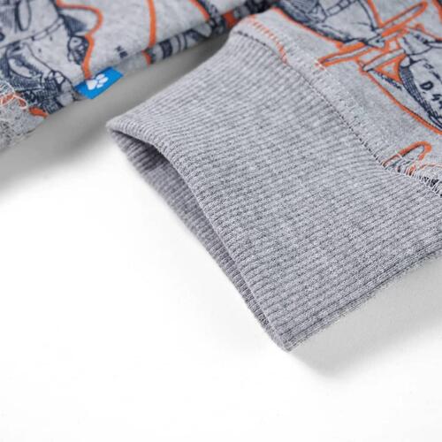 Sweatshirt til børn str. 92 gråmeleret