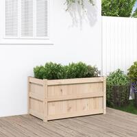 Plantekasse 90x50x50 cm massivt fyrretræ