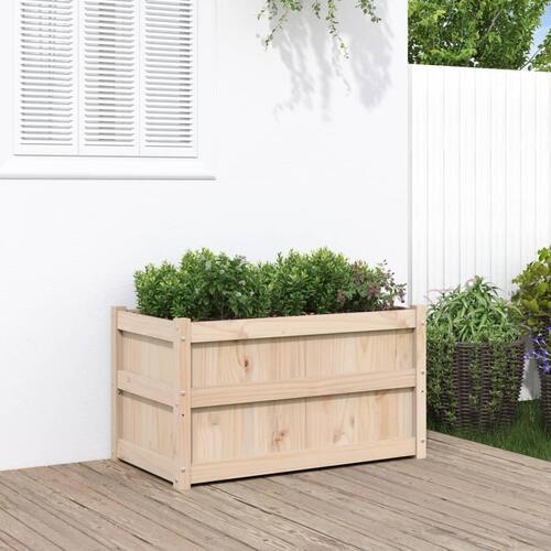 Plantekasse 90x50x50 cm massivt fyrretræ
