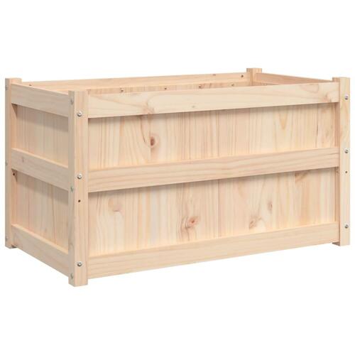 Plantekasse 90x50x50 cm massivt fyrretræ