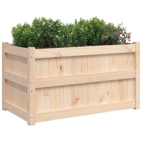 Plantekasse 90x50x50 cm massivt fyrretræ