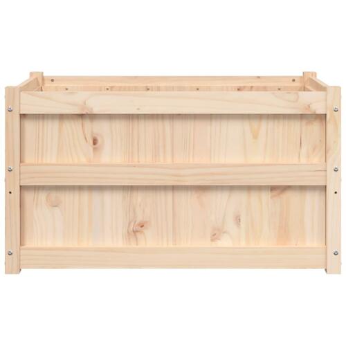 Plantekasse 90x50x50 cm massivt fyrretræ