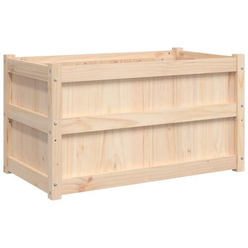 Plantekasse 90x50x50 cm massivt fyrretræ