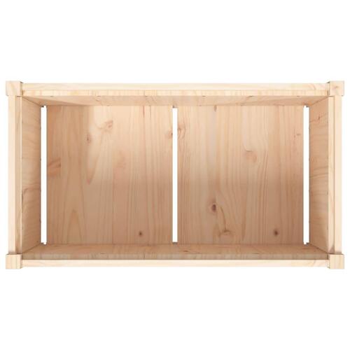 Plantekasse 90x50x50 cm massivt fyrretræ