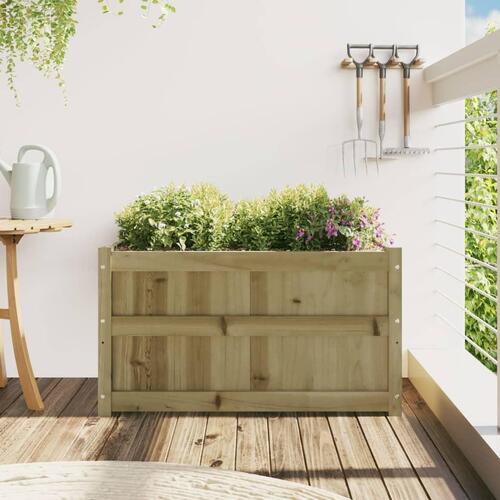 Plantekasse 90x50x50 cm imprægneret fyrretræ
