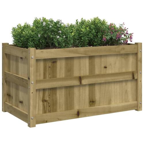 Plantekasse 90x50x50 cm imprægneret fyrretræ