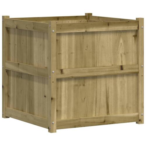 Plantekasse 70x70x70 cm imprægneret fyrretræ