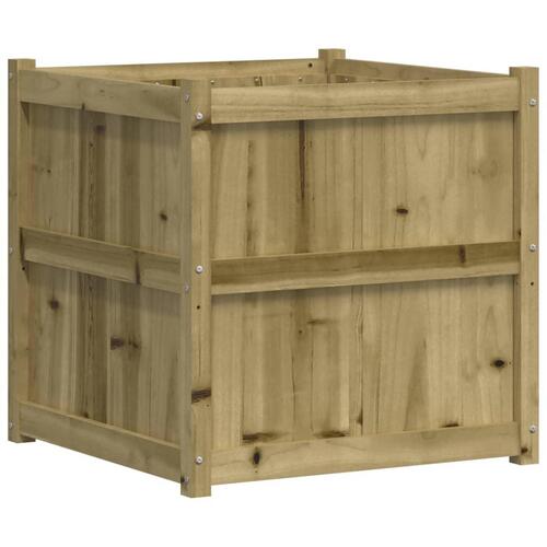 Plantekasse 70x70x70 cm imprægneret fyrretræ