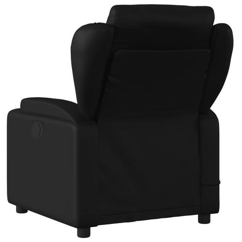 Massagestol kunstlæder sort