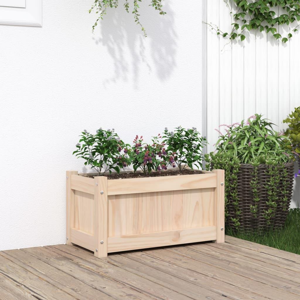Plantekasse 60x31x31 cm massivt fyrretræ