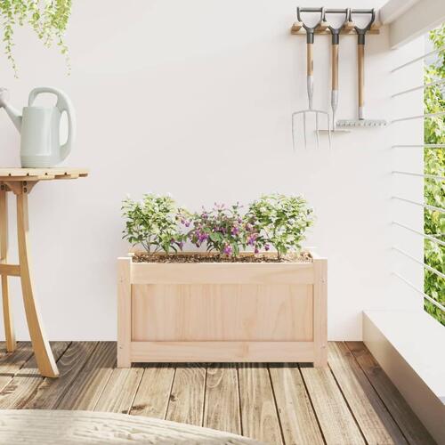 Plantekasse 60x31x31 cm massivt fyrretræ