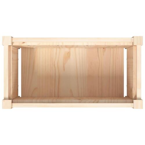 Plantekasse 60x31x31 cm massivt fyrretræ