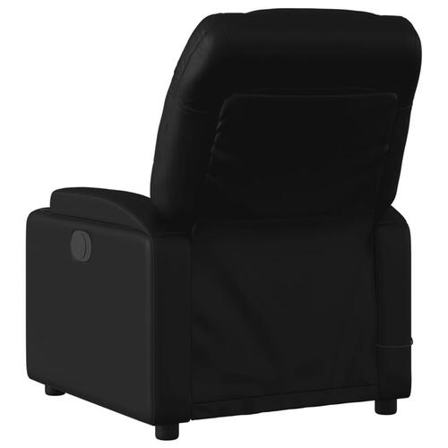 Massagestol kunstlæder sort