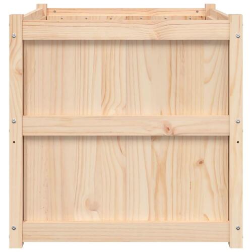 Plantekasse 70x70x70 cm massivt fyrretræ