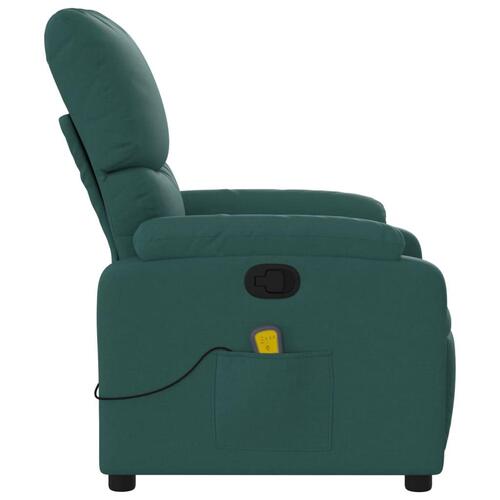 Massagestol stof mørkegrøn