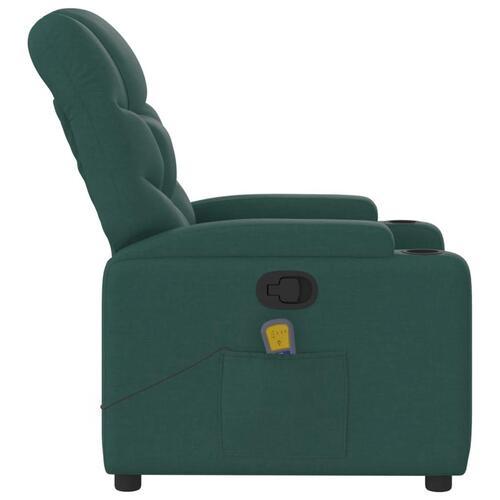 Massagestol stof mørkegrøn