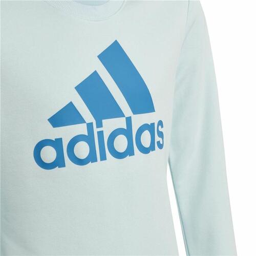 Sweatshirt uden hætte til piger Adidas Essentials Lyseblå 9-10 år
