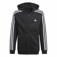 Sweatshirt med hætte til piger Adidas Essentials Sort 9-10 år
