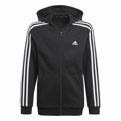 Sweatshirt med hætte til piger Adidas Essentials Sort 9-10 år