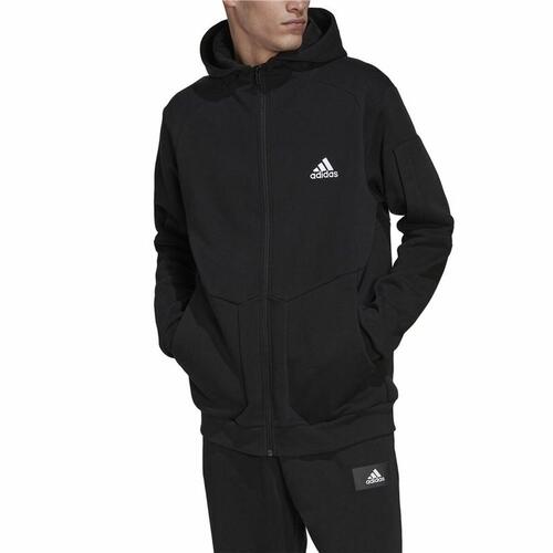 Hættetrøje til Mænd Adidas Essentials For Gameday Sort L