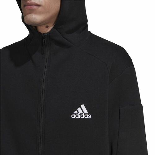 Hættetrøje til Mænd Adidas Essentials For Gameday Sort M