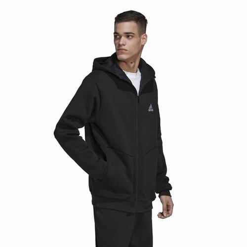 Hættetrøje til Mænd Adidas Essentials For Gameday Sort S