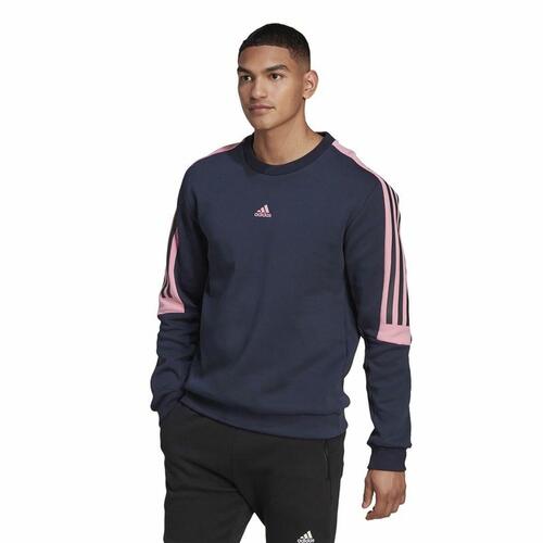 Sweaters uden Hætte til Mænd Adidas Future Icons 3 Marineblå Sort S