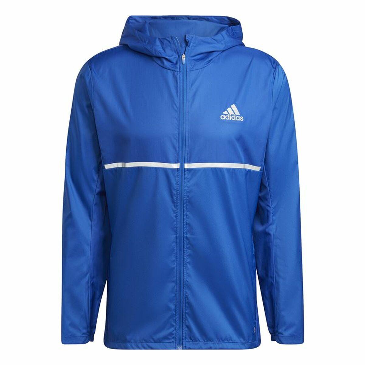 Sportsjakke til Mænd Adidas Own the Run Blå M