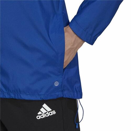Sportsjakke til Mænd Adidas Own the Run Blå S