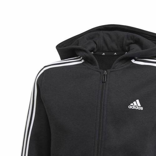 Sweatshirt med hætte til piger Adidas Essentials Sort 7-8 år