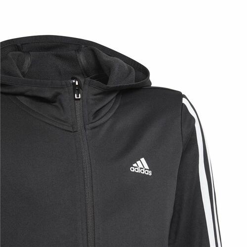 Sweatshirt med hætte til piger Adidas Designed to Move Sort 9-10 år