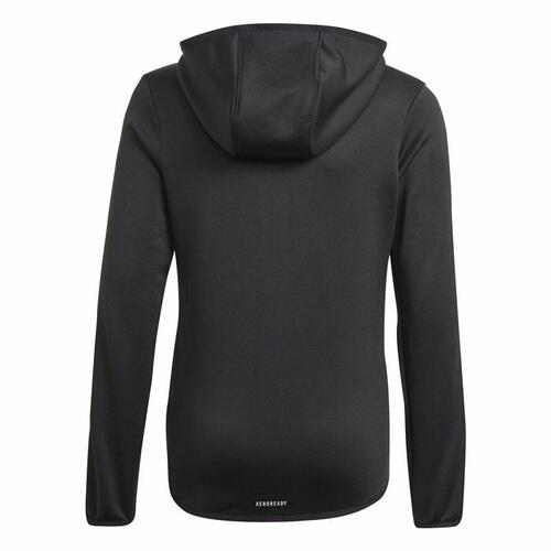Sweatshirt med hætte til piger Adidas Designed to Move Sort 9-10 år