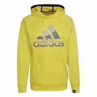 Hættetrøje til Mænd Adidas Game and Go Big Logo Gul L