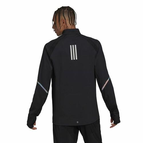 Sweaters uden Hætte til Mænd Adidas Fast 1/2 Zip Sort L