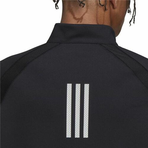 Sweaters uden Hætte til Mænd Adidas Fast 1/2 Zip Sort L