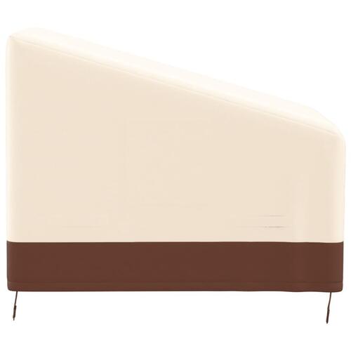 Overtræk til loungestol 79x97x48/74 cm 600D oxfordstof beige